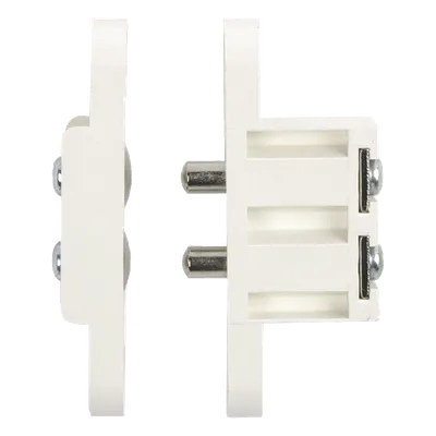 Contacto empotrable / 2 pines / 1.5A / 13x71mm / Calibre 22-18 / Latón niquelado