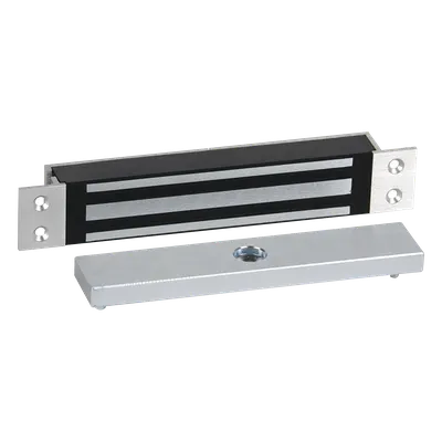 Chapa Magnética Mortise Mini / 750 lbs / 12-24 VDC / Perfil Bajo / 9 x 1.5 x 1.17 pulgadas
