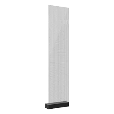 Panel LED Transparente / Pixel Pitch 3.91 mm / Transparencia 82% / Brillo 1500-5000 nits / Ultra Delgado <2 mm / Instalación Adhesiva, Colgada o Fija