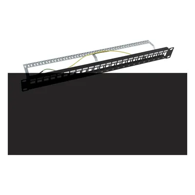 Panel de parcheo LINKEDPRO LP-PP-23-STP-BK-24P STP de 24 puertos