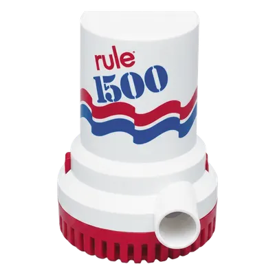 Bomba de achique RULE 03 sumergible de 1,500 GPH y 24 V