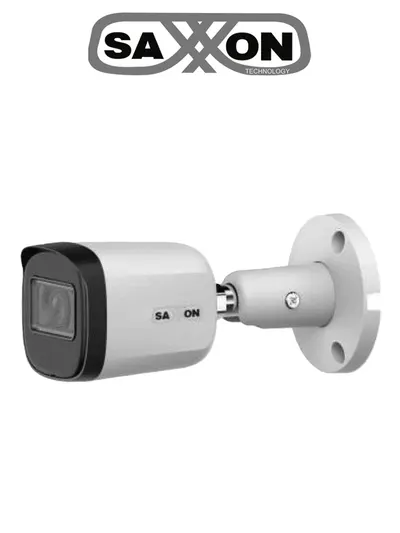 SAXXON SUA-HAC-B20M-0280B- Cámara Tipo Bala de 2 Megapíxeles & 1080P/ Lente de 2.8 mm Con Apertura de Hasta 100°/ Iluminación IR Inteligente de Hasta 30m/ Para Exterior IP67/ Cámara Metálica/ Funcionamiento en Modos CVI & AHD & TVI