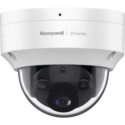 Cámara Domo IP / 4 Megapixel / Dual Light 30 m (98.4 ft) / Lente 2.8 mm / WDR 90 dB / IP66 / IK10 / PoE