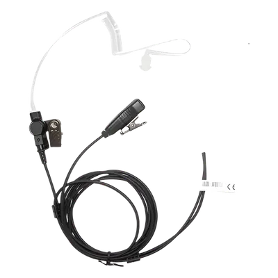 Micrófono de Solapa / 2 Hilos / Desconexión Rápida / Tubo Acústico Médico / Kevlar Reforzado / Motorola HT750/1250/1550/PRO5150/5550/7150
