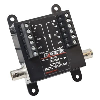 Protector CCTV PTZ / SASD / 12-24V + Coaxial BNC + RS-232/422/485 / 150A / Bidireccional / -40 a 65°C