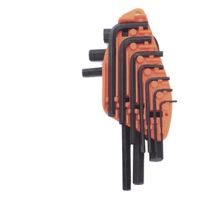 Juego de llaves hexagonales EPCOM POWERLINE EPHL10A de 10 piezas