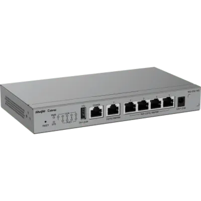 Controlador de Red (CNC) / Todo en Uno AC-Router-Switch PoE / 5 Puertos 2.5G / 4 Puertos PoE+ / Gestión de 32 APs / Capacidad de Reenvío 2 Gbps / Gestión Cloud / Línea Cybrey