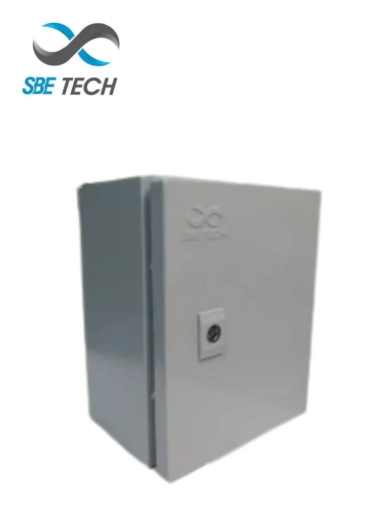 SBE TECH SBE-606025 - Gabinete metálico con platina / NEMA 4 / 600mm de Anco x 600mm de Alto x 250mm de profundidad / Recomendado para Control, Automatización, CCTV y dsitribución eléctirca