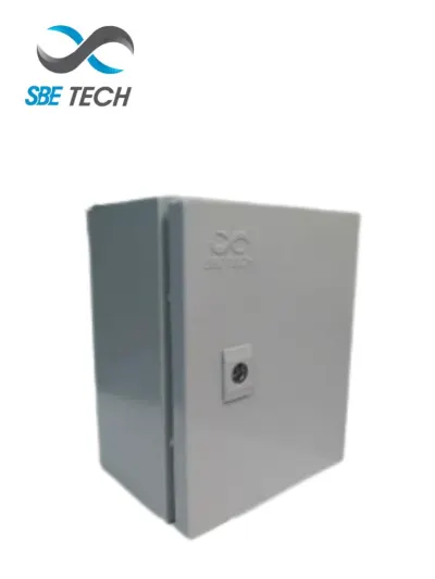SBE TECH SBE-606025 - Gabinete metálico con platina / NEMA 4 / 600mm de Anco x 600mm de Alto x 250mm de profundidad / Recomendado para Control, Automatización, CCTV y dsitribución eléctirca