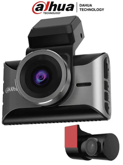 Dashcam Dahua S10 con cámara frontal 4K y cámara trasera 1080p