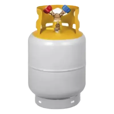 Cilindro Portátil para Refrigerante / 30 lbs (13.6 kg) / 11.9 Litros / Presión 3.0 MPa / Acero HP295 / Válvula de Seguridad Integrada / Operación -20 °C a 45 °C