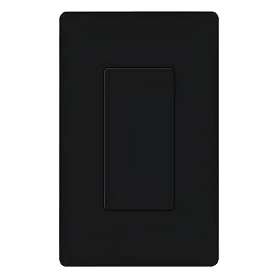 Inserto ciego Lutron DVBIBL negro brillante para apertura Designer