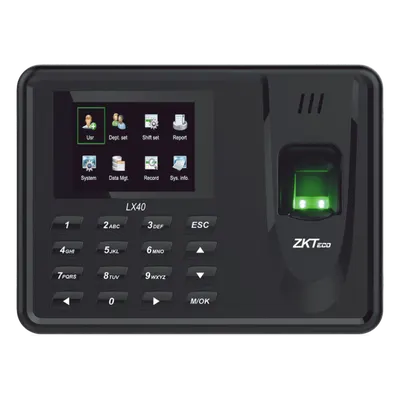 Terminal de asistencia ZKTeco LX40ZI para 500 usuarios