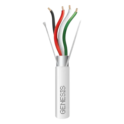 Cable de Control y Seguridad / 4x14 AWG / Doble Blindaje / Clasificación Plenum CL3P-FT6 / 305 m (1000 ft) / -20°C a 75°C