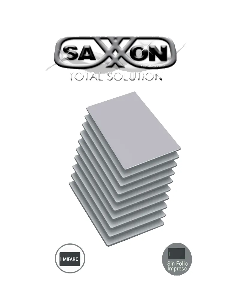 Tarjetas de proximidad SAXXON ASC-MF01 Mifare 1K, paquete de 10