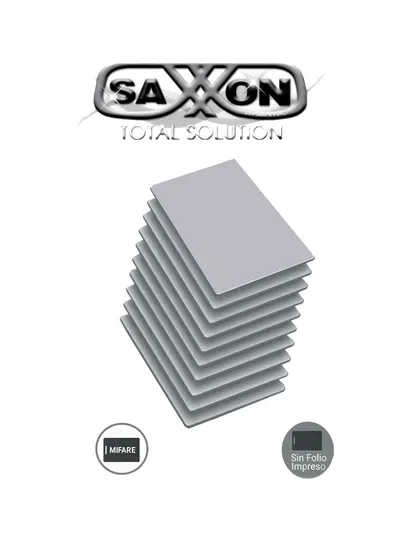 Tarjetas de proximidad SAXXON ASC-MF01 Mifare 1K, paquete de 10