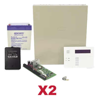 Panel de alarma Honeywell Home Resideo VISTA-48 con 6160RF, paquete de 2