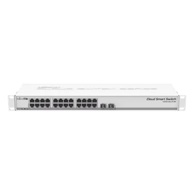Switch MikroTik CSS326-24G-2S+RM de 24 puertos Gigabit y 2 SFP+