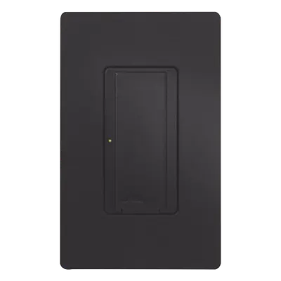 Switch Electrónico de Pared / Doble Voltaje 120-277 V / Sin Neutro / 8 A Iluminación / 1/10 HP / RF 431-437 MHz / Multilocación
