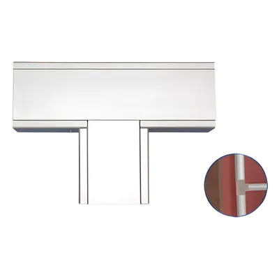 Accesorio en T / Aluminio anodizado / -20°C a 120°C / 0.679 kg / Para canaleta INKA100