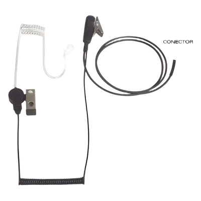 Micrófono audífono TX PRO TXEHMAV2 con tubo acústico y PTT