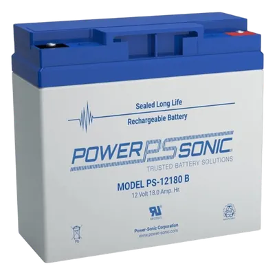 Batería de Respaldo AGM/VRLA / 12V / 18Ah / Vida Útil 5 Años / Terminales Tipo B / Libre de Mantenimiento / Certificación UL
