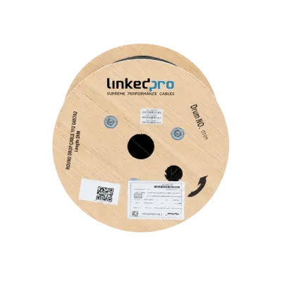 Cable Fibra Óptica Drop / Monomodo G.657A2 / 1 Hilo / Forro LSZH 3 mm / Aéreo y Ducto / 2 km