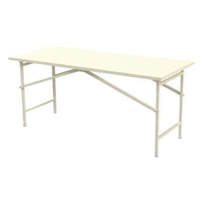 Mesa de Trabajo Plegable / 250 kg Capacidad / 1832x791x813 mm / 6.0x2.6x2.7 ft / Acabado Electrostático
