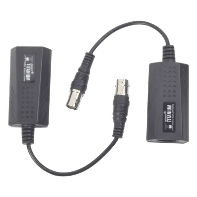 Extensor IP Pasivo / Conversión Ethernet sobre Coaxial / Alcance 200 m (656.2 ft) / 10 Mbps / Protección Sobretensiones 2 kV / Sin Alimentación Externa