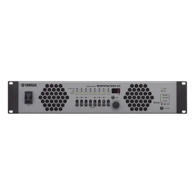 Amplificador de Audio Multicanal / 8 Canales / 280W @ 8Ω / 250W @ 100V / Dante / Clase D / Alta y Baja Impedancia Simultánea