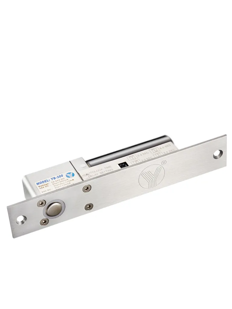 Cerradura eléctrica de perno YLI ELECTRONIC YB-300 con retardo ajustable