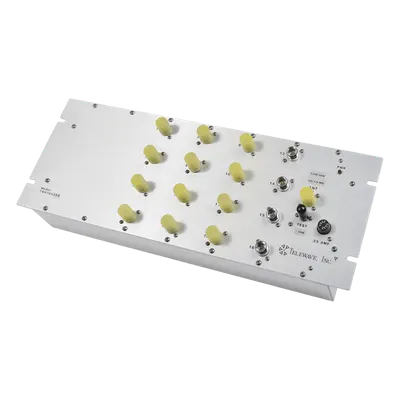 Multiacoplador / 132-174 MHz / 16 Canales / 0-15 dB Ganancia Ajustable / 115 VCA o 13.8 VCC / 7 x 19 x 3 pulgadas