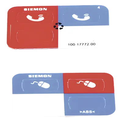 Icono Ultramax para Identificación de Jacks, Color Azul, Bolsa con 100 Piezas