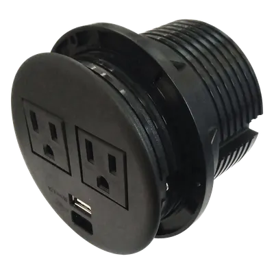 Multicontactos Empotrable / USB A+C / 10A 1875W / IP00 V0 / 125V~ / -10°C a 40°C