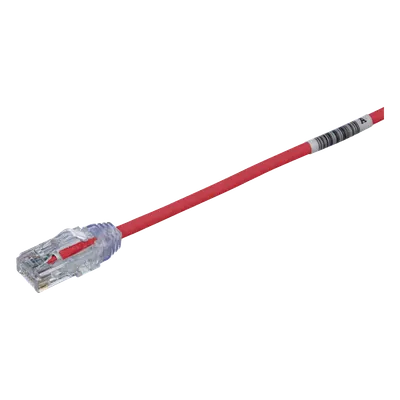 Cable de parcheo PANDUIT UTP28SP8INRD Cat6 rojo de 20.2 cm
