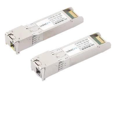 Transceptor Óptico SFP+ Bidireccional / 10 Gbps / Monomodo / Alcance 100 km (328 ft) / LC/UPC Simplex / DDM / 2 Piezas