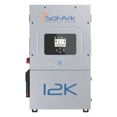 Inversor Híbrido / 12 kW / 220 VCA / Fase Dividida / IP65 / 48 VCC / MPPT Dual / 13 kW FV / Transferencia 4 ms