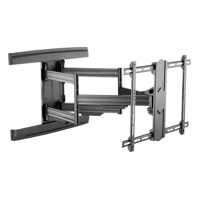 Soporte de Pared Articulado / Pantallas 37" a 85" / Extensión 70 a 800 mm / Carga 69.9 kg (154 lb) / VESA hasta 600x400 mm / Inclinación con Bloqueo