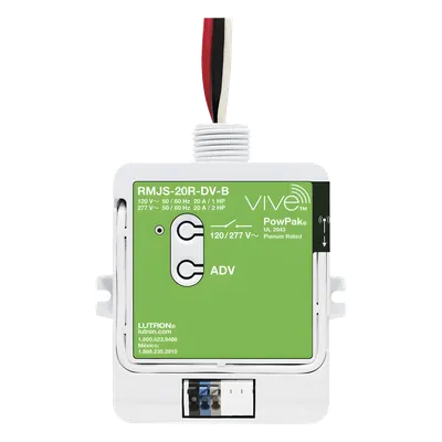 Módulo de relevador para contactos / 20 A / 120/277 V~ / Softswitch / Clear Connect RF 431-437 MHz / 10 Pico + 10 sensores / sistema Vive