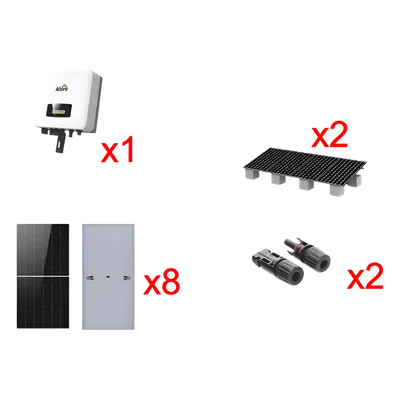 Kit solar de interconexión AFORE HNS5000TLKIT1 de 5 kW con Wi-Fi