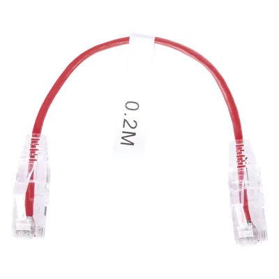 Cable de parcheo LINKEDPRO LP-UT6-020-RD28 Cat6 rojo de 20 cm
