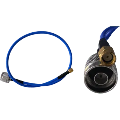 Jumper Coaxial RF / Ultra Baja Pérdida / DC - 6 GHz / N Macho a RPSMA / 50 cm (1.64 ft) / VSWR ≤1.25 / 50 Ohm