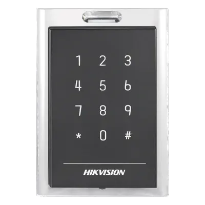 Lector de acceso Hikvision DS-K1101MK con MIFARE y teclado integrado