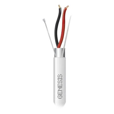 Cable para alarma y control GENESIS 2202-1101, 4 conductores blindados