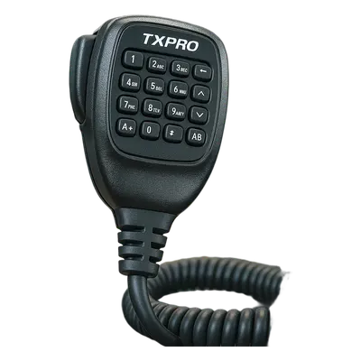 Micrófono bocina TX PRO TXM9600MIC con teclado DTMF y conector de 8 pines