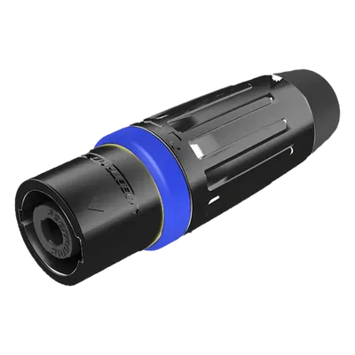 Conector Speakon macho SEETRONIC SLDM4-B de 4 polos y 30 A