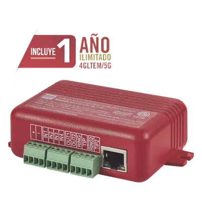 Comunicador Dual M2M SERVICES MQ03-LTE-M-FIRE para Panel de Incendio con Conectividad 4G LTE-M y Ethernet