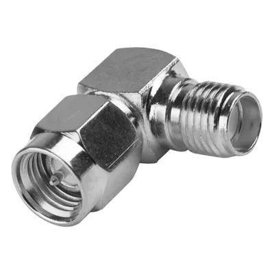 Adaptador coaxial RF Industries RSA-3402 SMA en ángulo recto