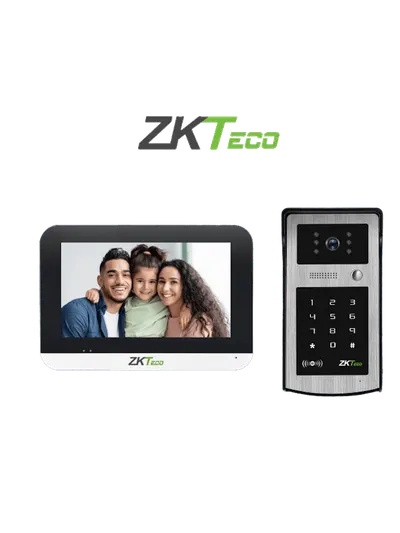 Videoportero IP ZKTeco VK07-B53L con monitor táctil de 7 pulgadas