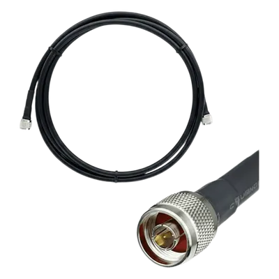 Jumper coaxial EPCOM EP-JC405-NN3 LMR400 de 3 m con conectores N
